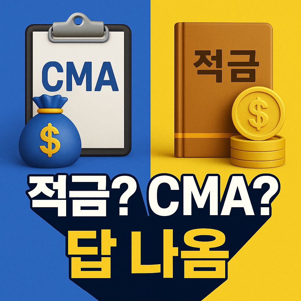 금융상식 CMA 적금