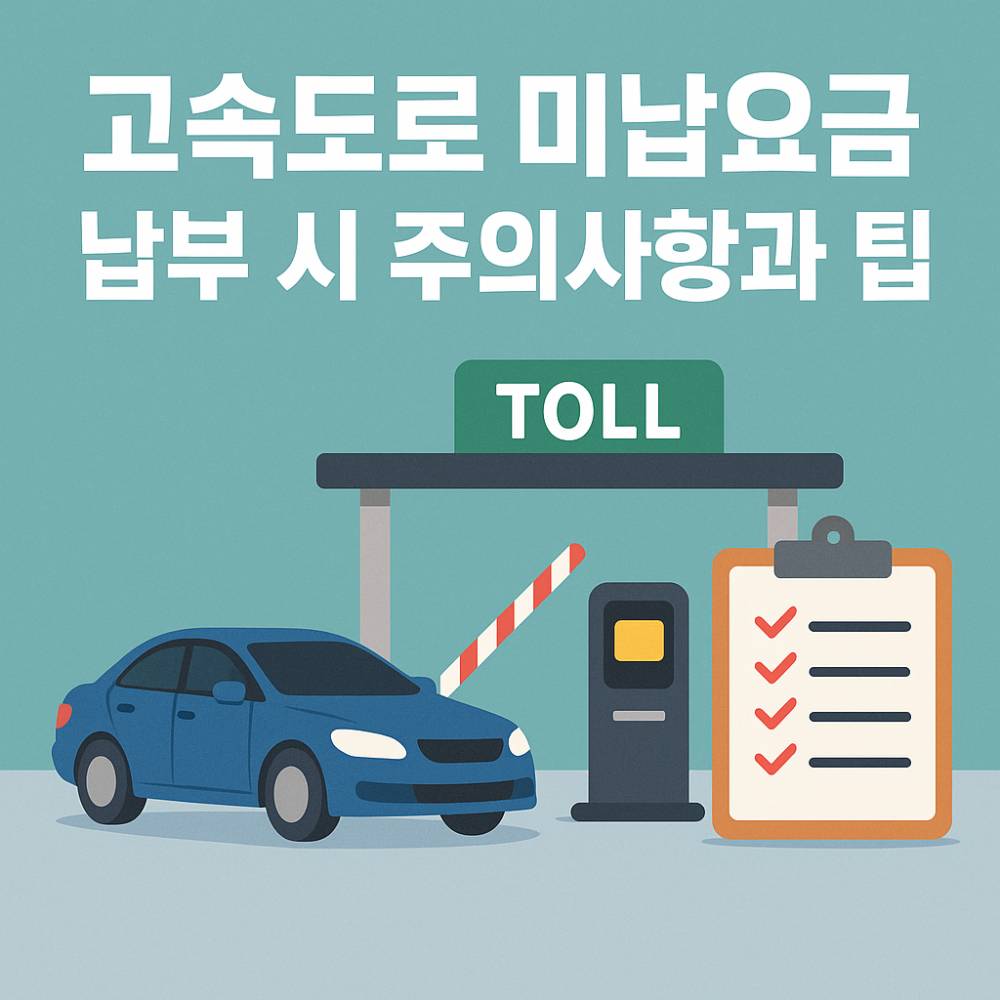 고속도로 미납요금 납부