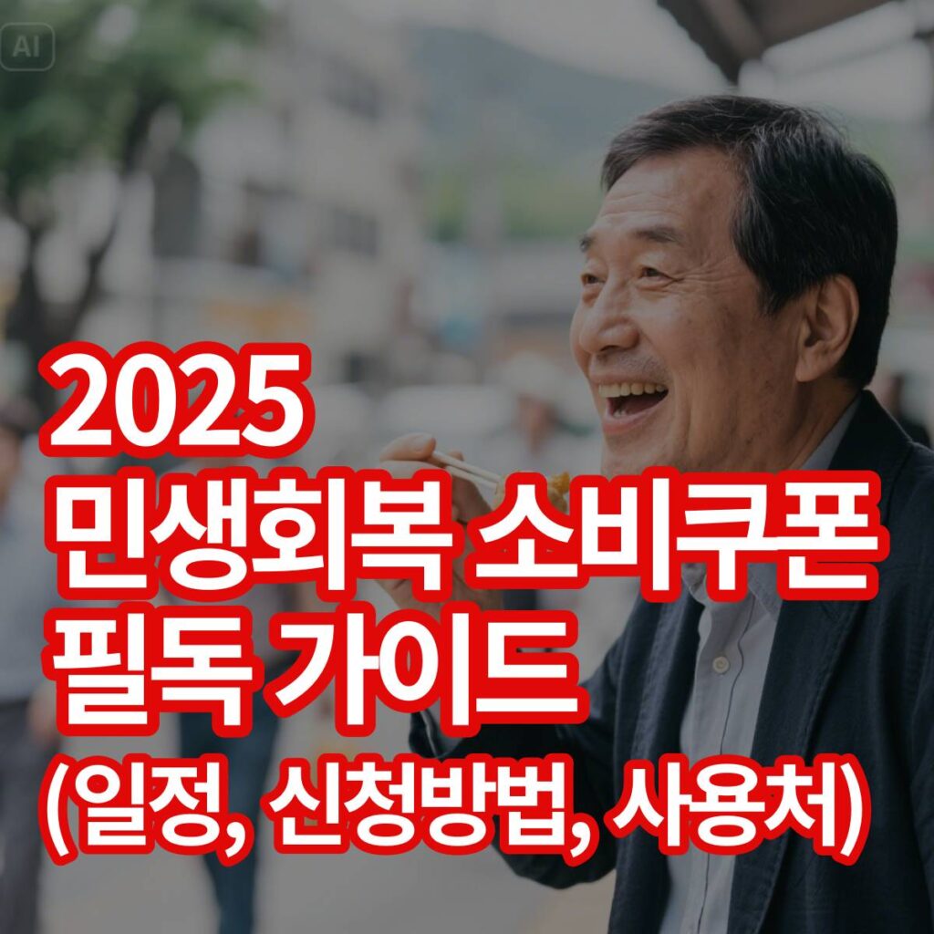 민생회복 소비쿠폰