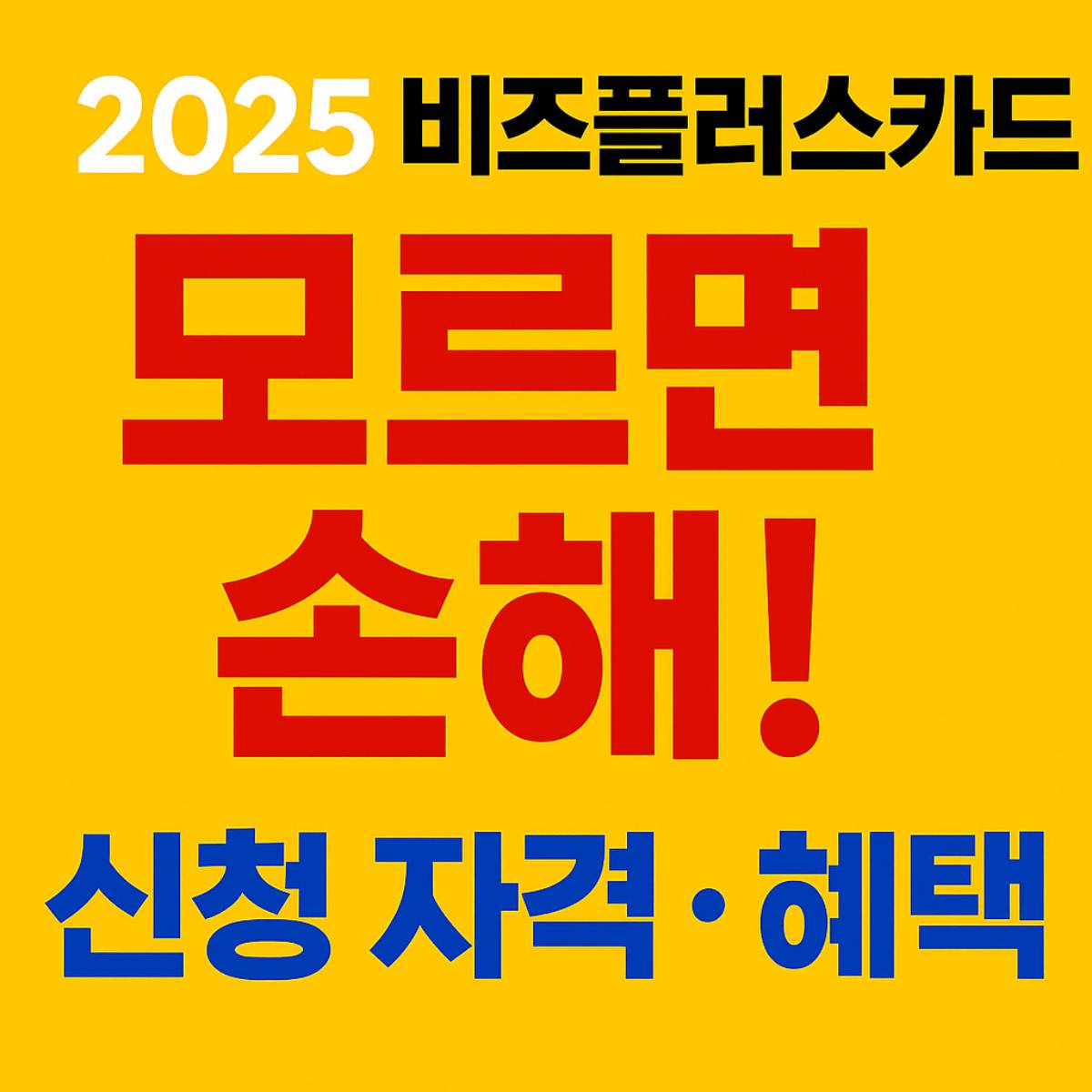 소상공인 비즈플러스카드 신청 자격 혜택 총정리