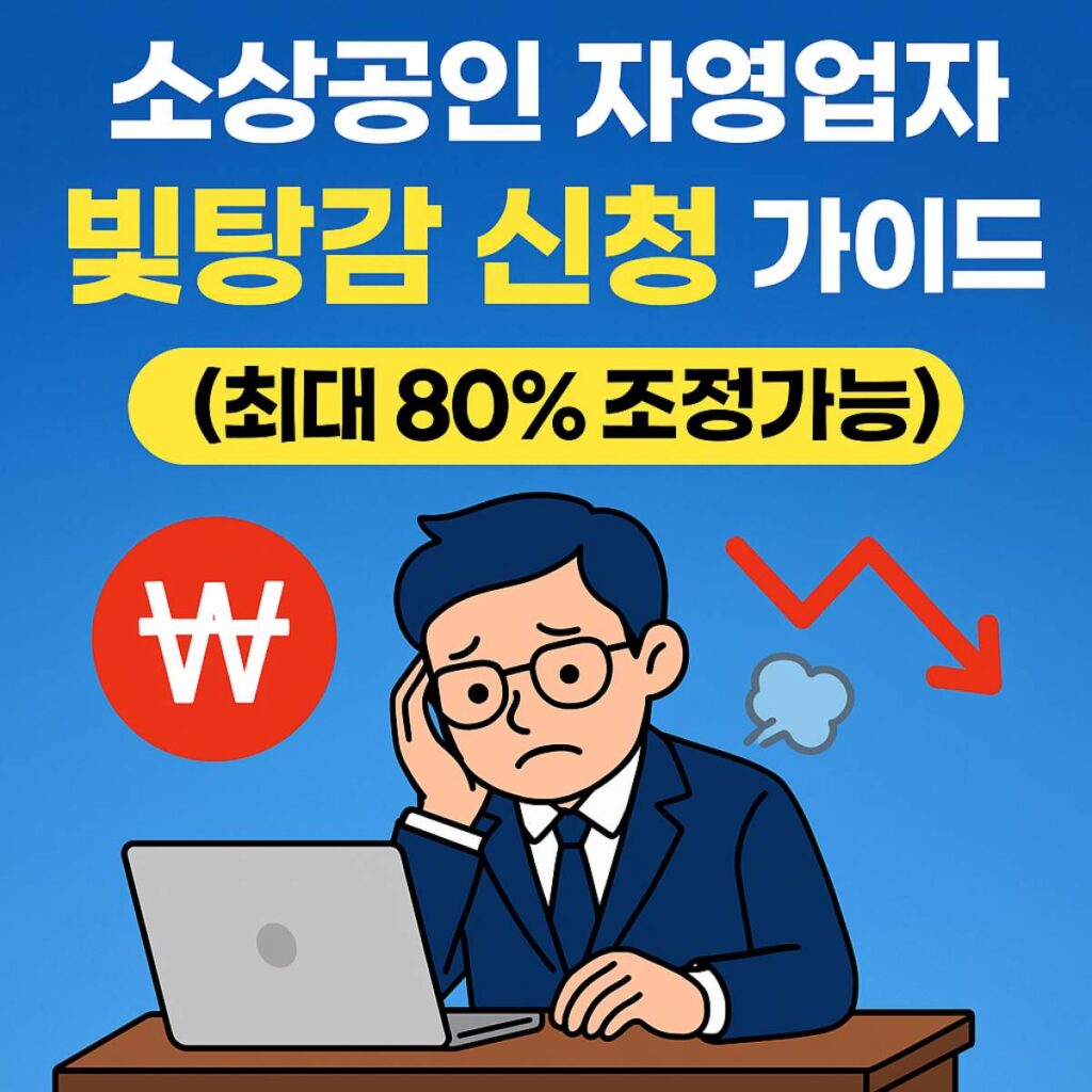 소상공인 자영업자 빚탕감 신청