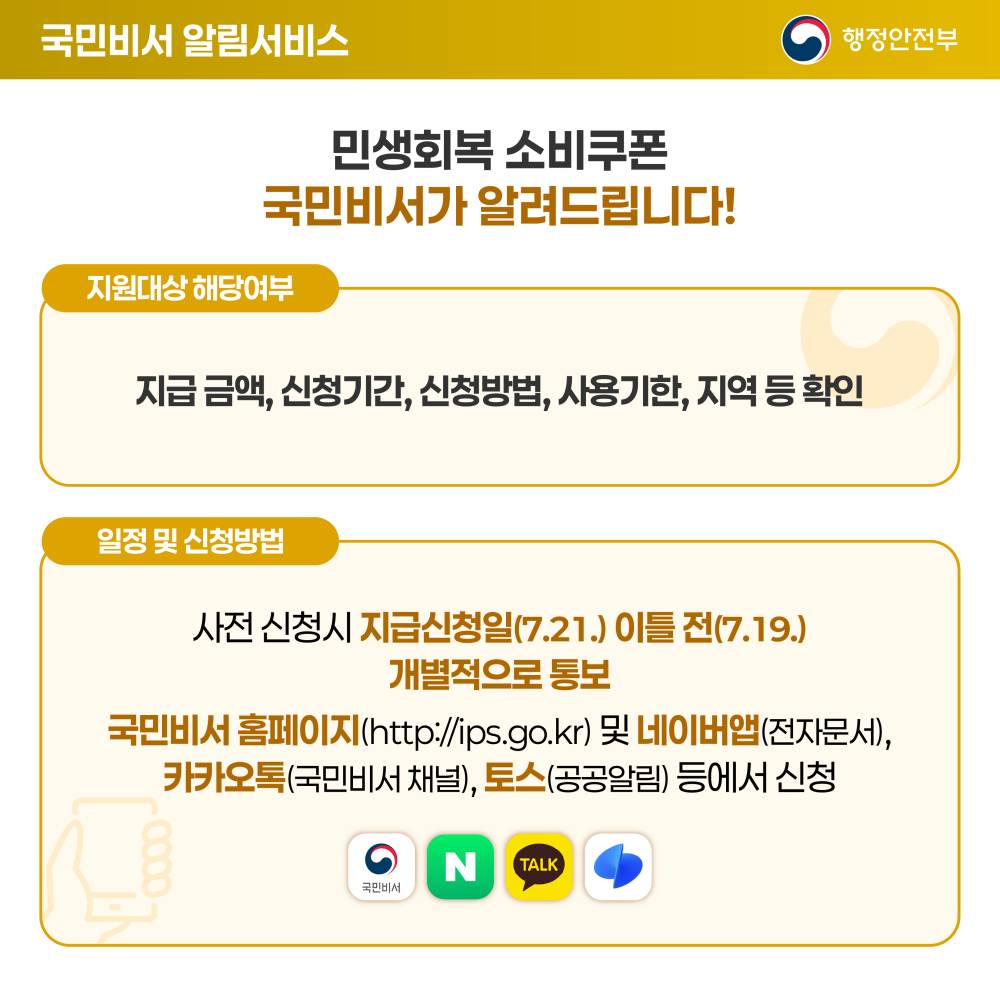 민생회복 소비쿠폰