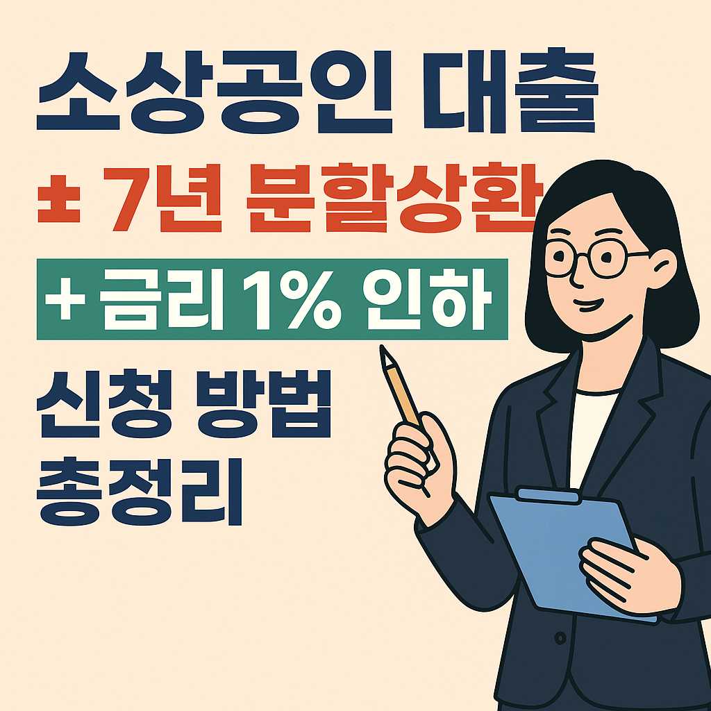 소상공인 대출 7년 분할상환