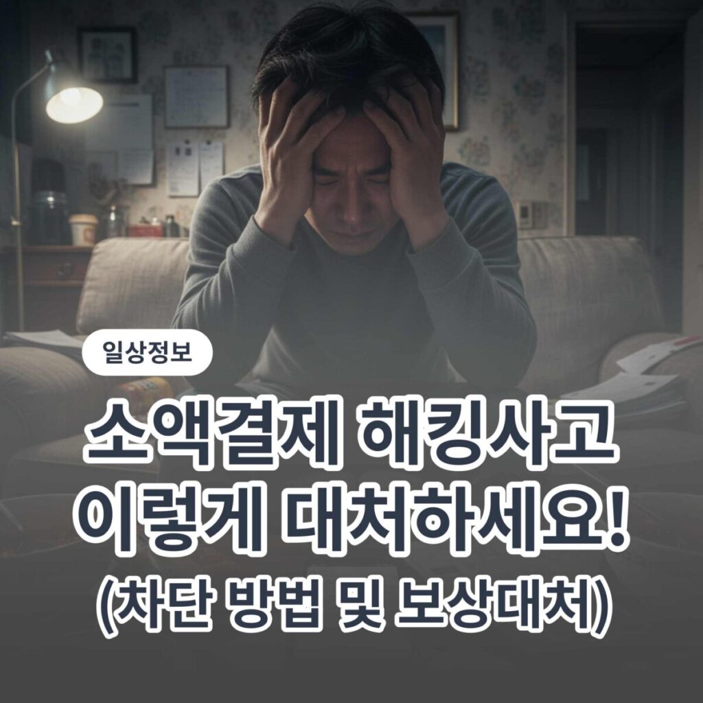 소액결제 해킹 차단 방법