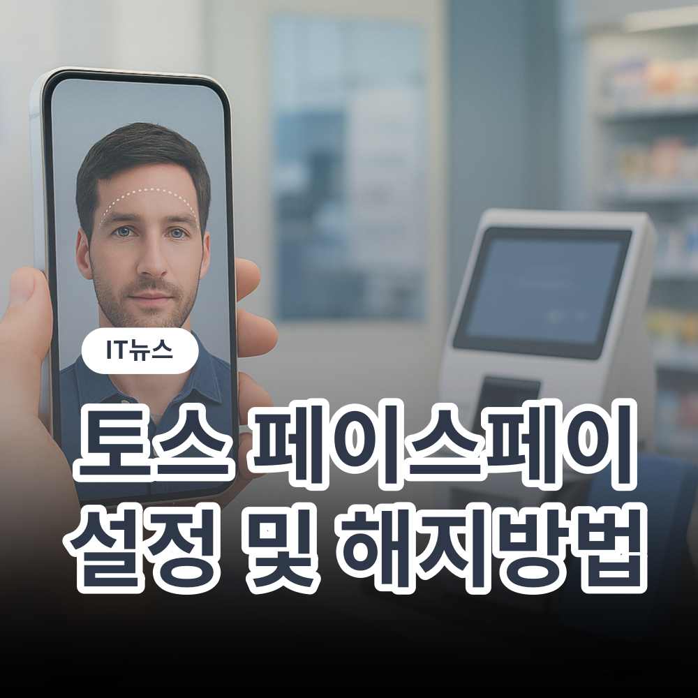 토스 페이스페이 설정 및 해지 방법