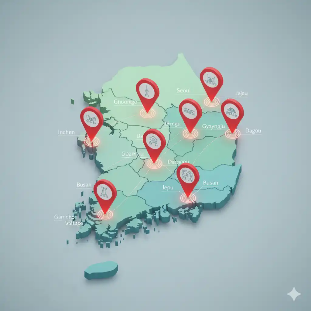우리동네지원금 지역 지원금 지도