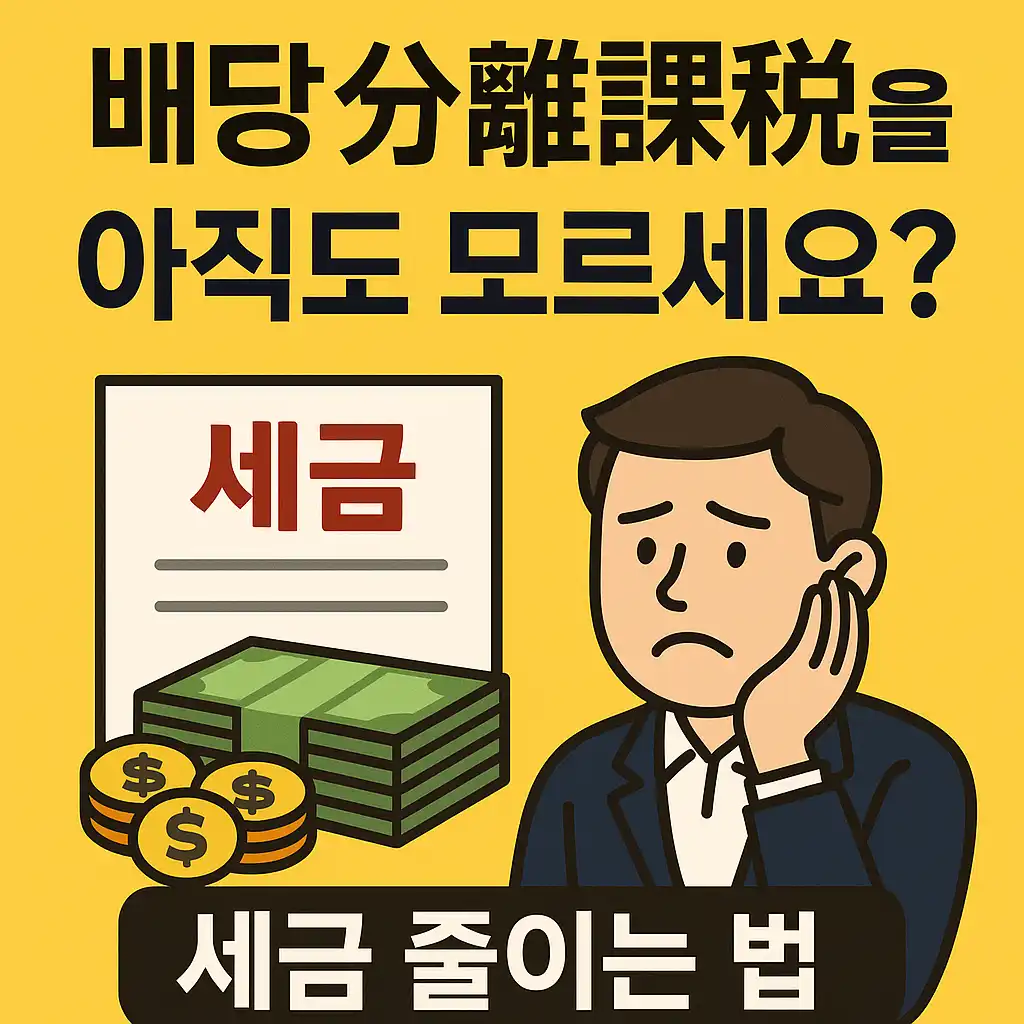 배당소득 분리과세 혜택