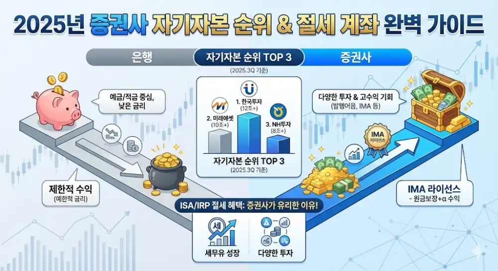 증권사 계좌개설이 유리한 이유