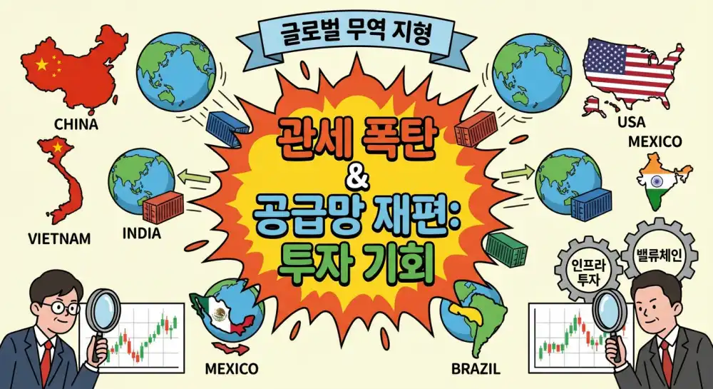 트럼프 관세 폭탄, 공급망 재편이 만드는 투자 기회