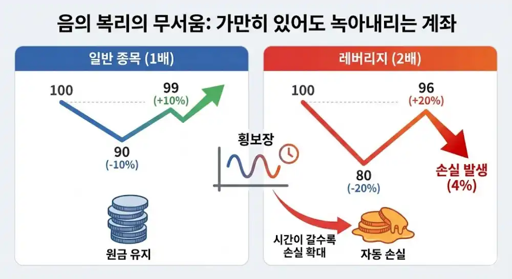음의 복리 효과
