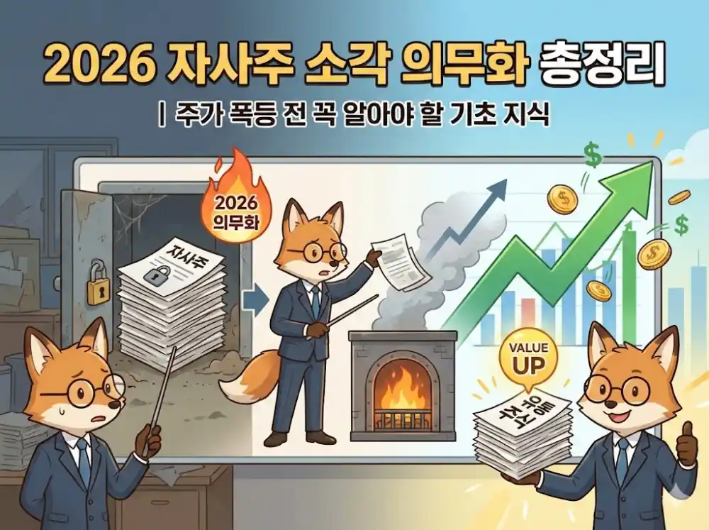 2026 자사주 소각 의무화 총정리