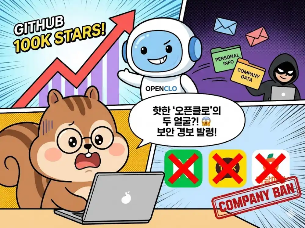 오픈클로 주의사항 보안 위험성