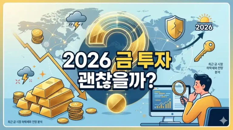 2026 금 투자 괜찮을까? 연간 방향성 예상
