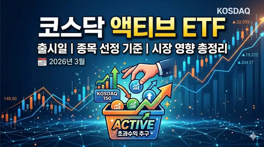 코스닥 액티브 ETF 출시일