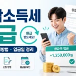 종합소득세 환급 대상부터 신청방법 입금일까지
