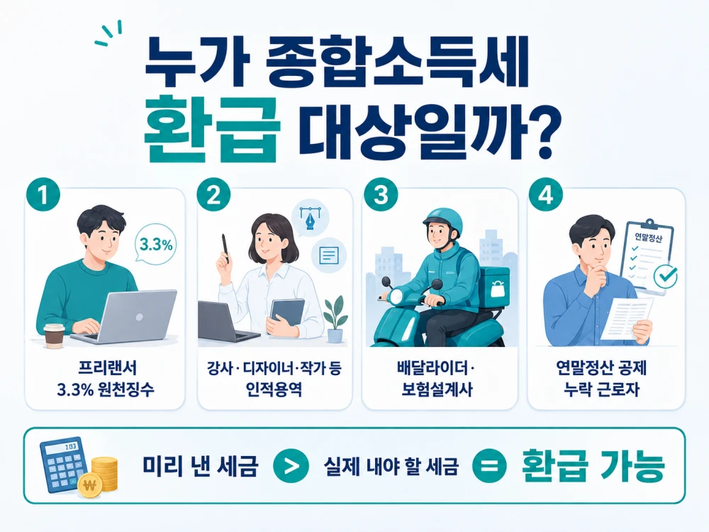 종합소득세 환급 대상