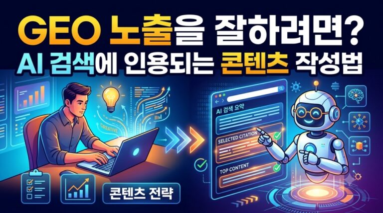 GEO 노출 최적화 전략