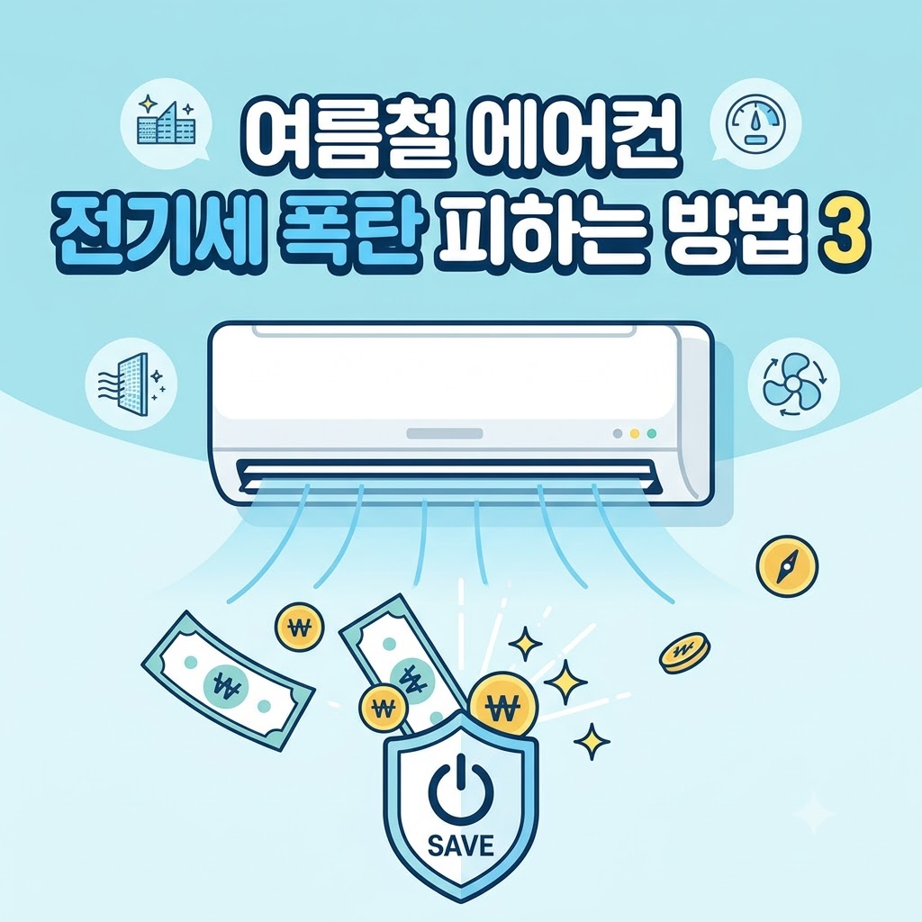 여름철 에어컨 전기세 폭탄 피하는 방법