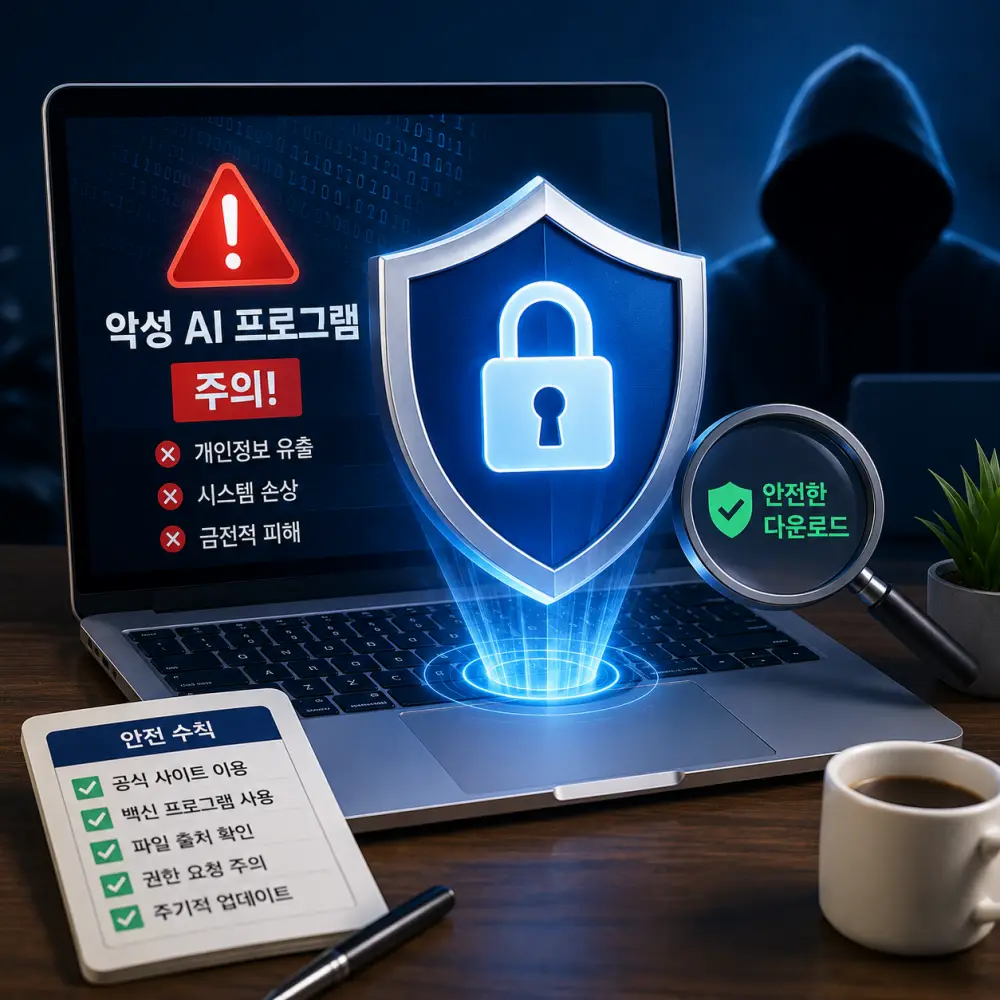 개인정보 유출 악성 AI 프로그램 사례