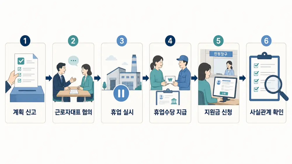 2026 고용유지지원금 신청 절차와 제출 시점