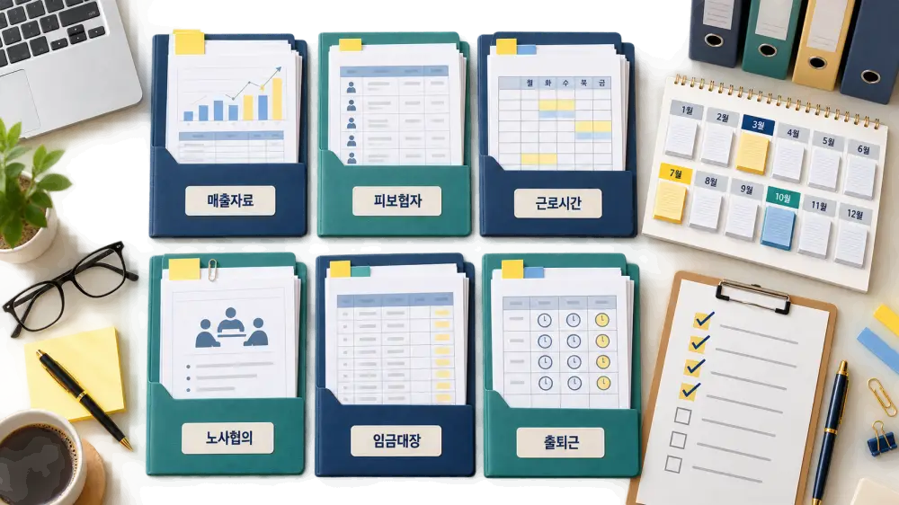 고용유지지원금 신청에 필요한 증빙서류 체크리스트
