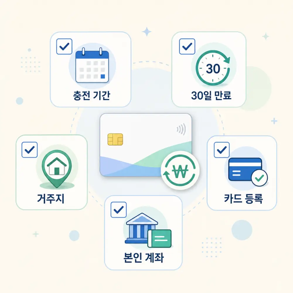 기후동행카드 페이백 대상 확인 체크리스트