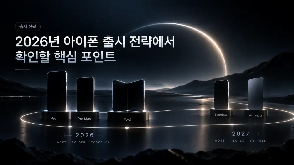 아이폰 폴드 출시전 체크사항